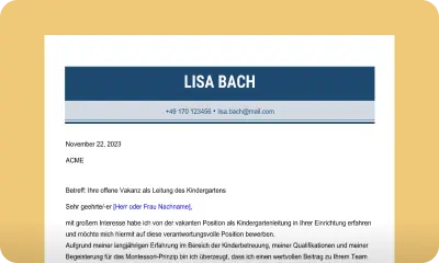 Cover Letter Builder